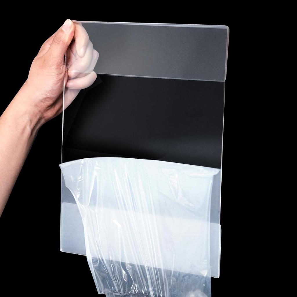 8.5 x 11 Acrylic Sign Holder with 12 Suction Cups, Clear Plastic Window Sign Holder, Wall Mount Advertising Frames for Glass Doors - Perfect for