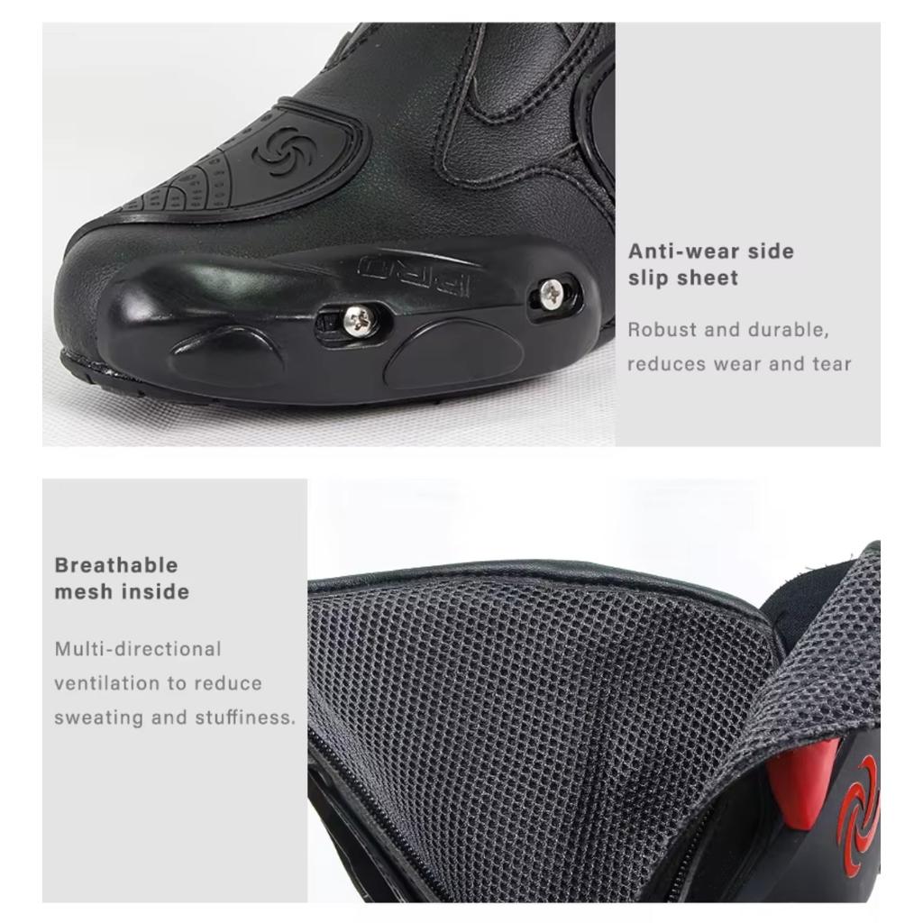 LUXSOLE Мотоботы Мото Гонки Мотокросс Внедорожный Мотоцикл Мотоциклетная Обувь Botas Moto Дорожные Ботинки