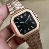 Мужские золотые автоматические механические часы Patek Philippe Nautilus 5821 с большим циферблатом и календарем.