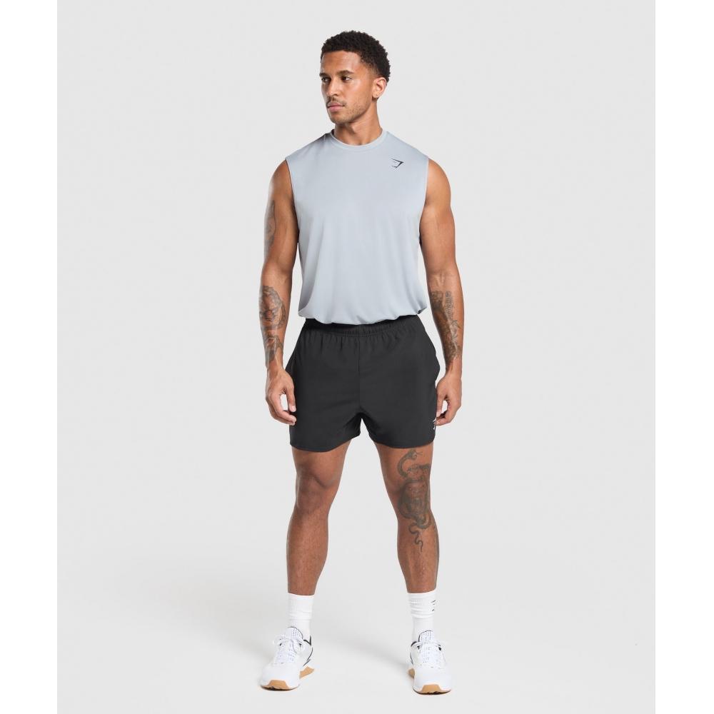 Gymshark Увеличенный производительный бак металлический фиолетовый A6a5u Pb7n