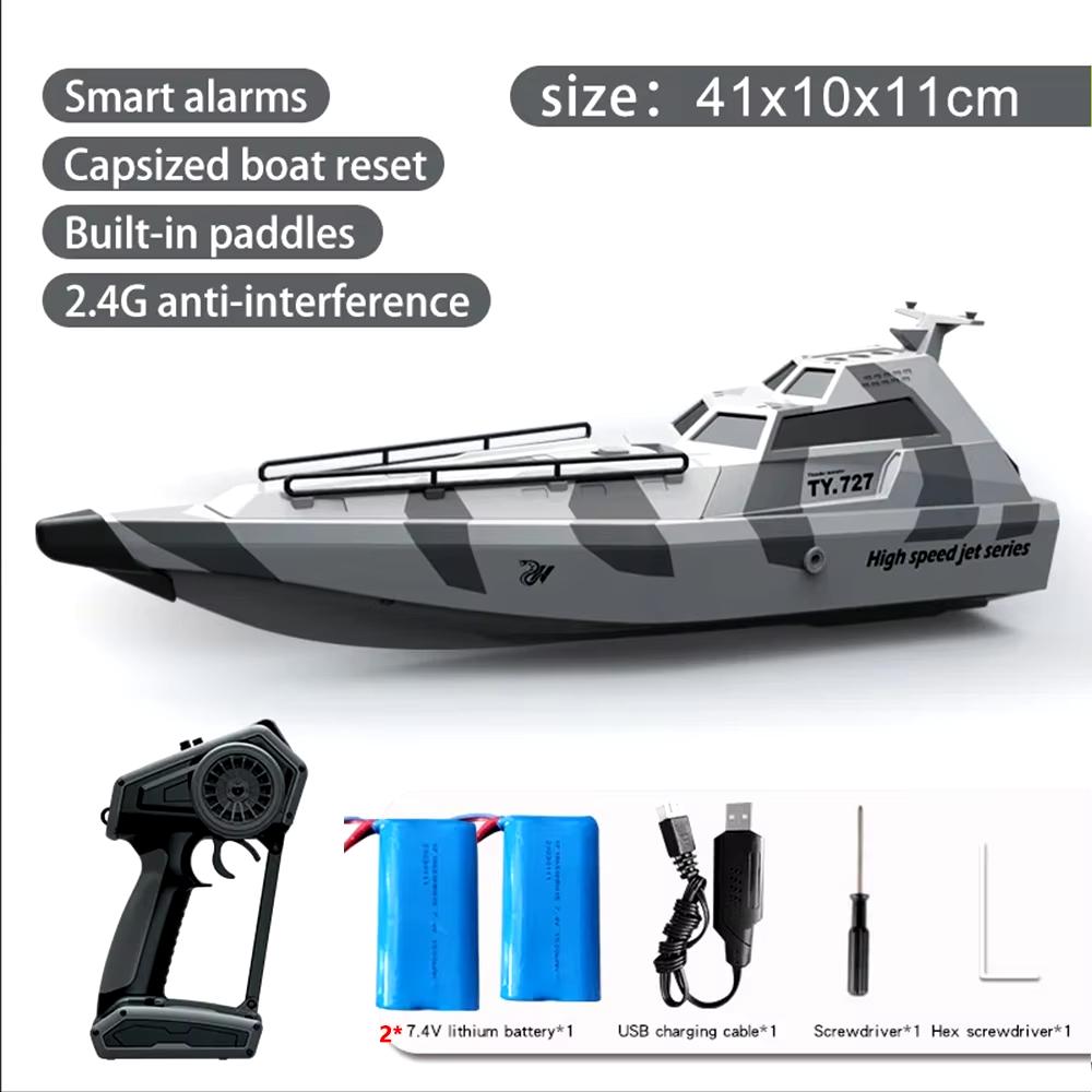 2024 Новый 2,4 ГГц TY727 RC турбореактивный насос высокоскоростной пульт дистанционного управления реактивный катер функция сигнализации низкого заряда батареи игрушка для взрослых и детей подарок