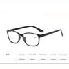 Unisex Square Bifocal Reading Glasses Men Women Vintage Far Near Sighted Eyeglasses Black Frame Clear Lens Presbyopia Eyewear
