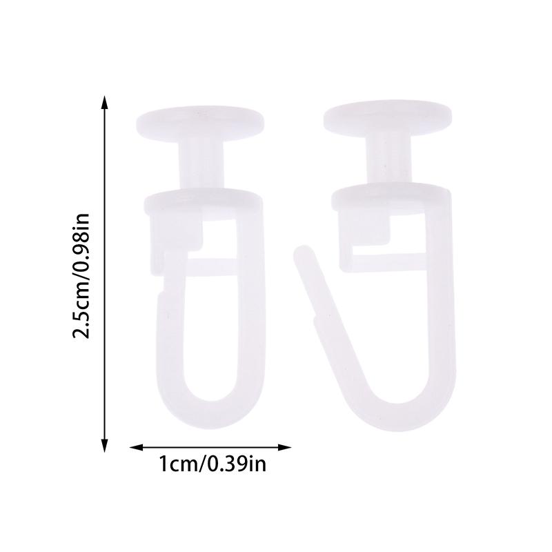 50 шт. карниз для штор Mute Slider пряжка для штор подвесная штора рулонная штора раздвижная шторная направляющая крючки для бегунков