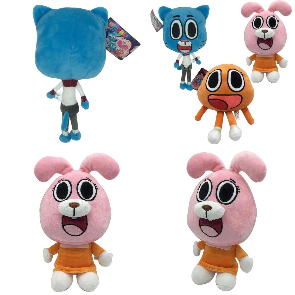Ultra Soft 9.84" The Amazing World Of Gumball Darwin Plush Toy Perfect For Kids