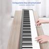 88 Keys Keyboard Piano Portable Digital Piano with LCD Display Built-in Speakers Rechargeable