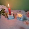 Candle Holder Silicone Molds DIY Castings Moulds Square Candlesticks Resins Molds for Candle Holder Table Decorations