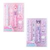 Sanrio Characters Case Stationery Set Christmas Gift Entrance Gift Graduation Gift Kindergarten Daycare, 2 Pieces, Kuromi + My Melody