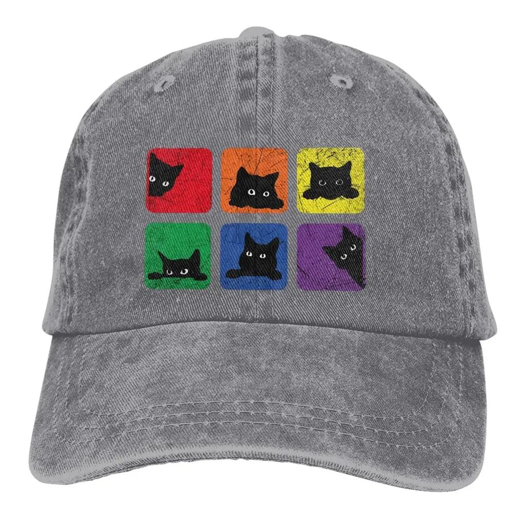 Ковбойские шляпы чистого цвета, женские шляпы для любителей кошек, бейсболки с солнцезащитным козырьком, гордость, ЛГБТ, гей-любовь, остроконечная шляпа для дальнобойщика и папы