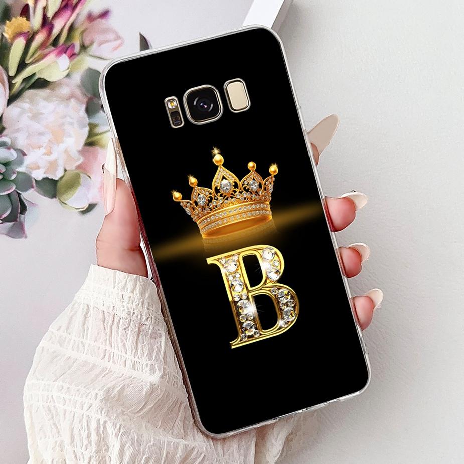 Чехол для Samsung Galaxy S8 SM-G950F Новый Чехол с Буквами Короны Мягкий Силикон Тонкий Чехол для Телефона Для Samsung S8 Plus S8+ SM-G955F Корпус