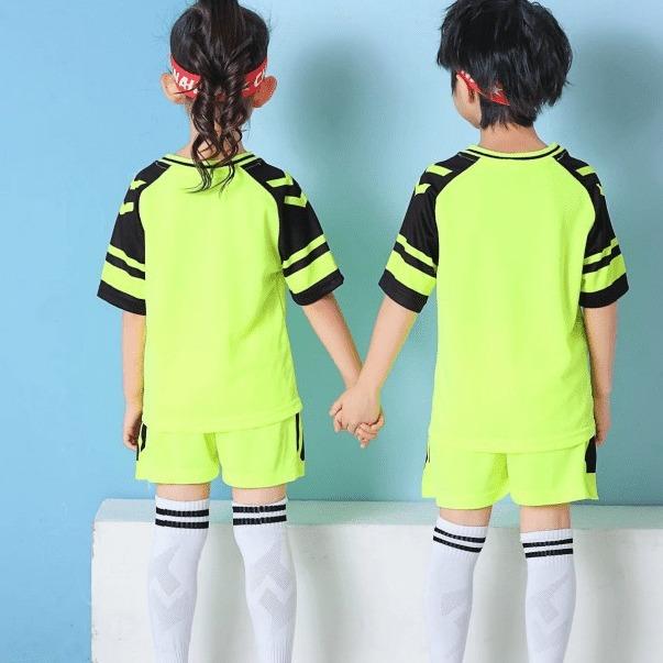 New Soccer Uniform Set Student Kids Summer Jersey College Student Training Competition Team Uniform Comfortable Jcn07