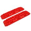 Off Road Traction Boards All Weather Auto Traction Mat Tire Grip Aid Unstuck Your Car From Snow Ice Mud and Sand Red