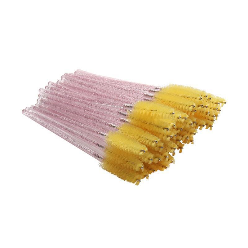 Disposable Crystal Rod Eyelash Extensions Brush - Spiral Curl Comb