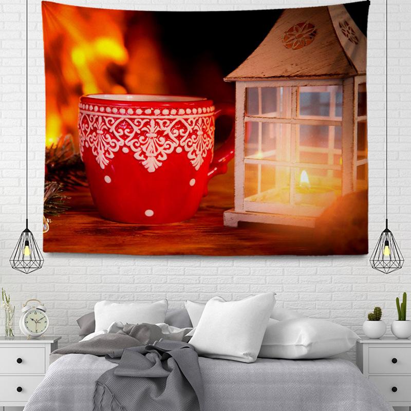 Серия подвесных тканевых гобеленов в рождественском стиле