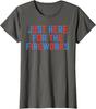 Just Here for The Fireworks American 4th of July Couple Ladies' Crewneck T-Shirt