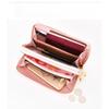 Wallet Korean version for women, long and large capacity handbag, small daisy double-layer zipper simple phone bag
