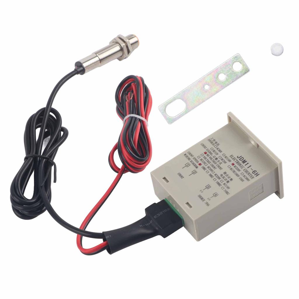 BERM Цифровой счетчик с дисплеем, датчик уровня, контакт, промышленная счетная панель JDM116HAC220V