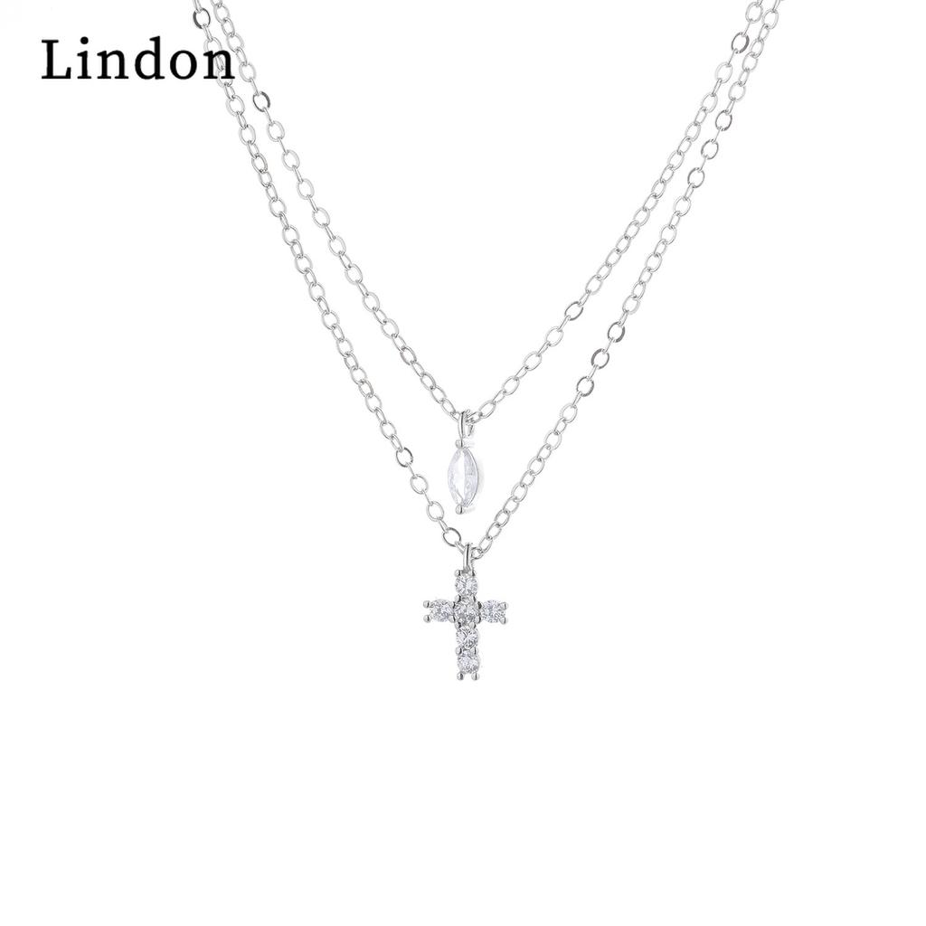 Lindon Women Necklace Pendant Copper Alloy Zircon For Women Wedding Party Fashion Gift