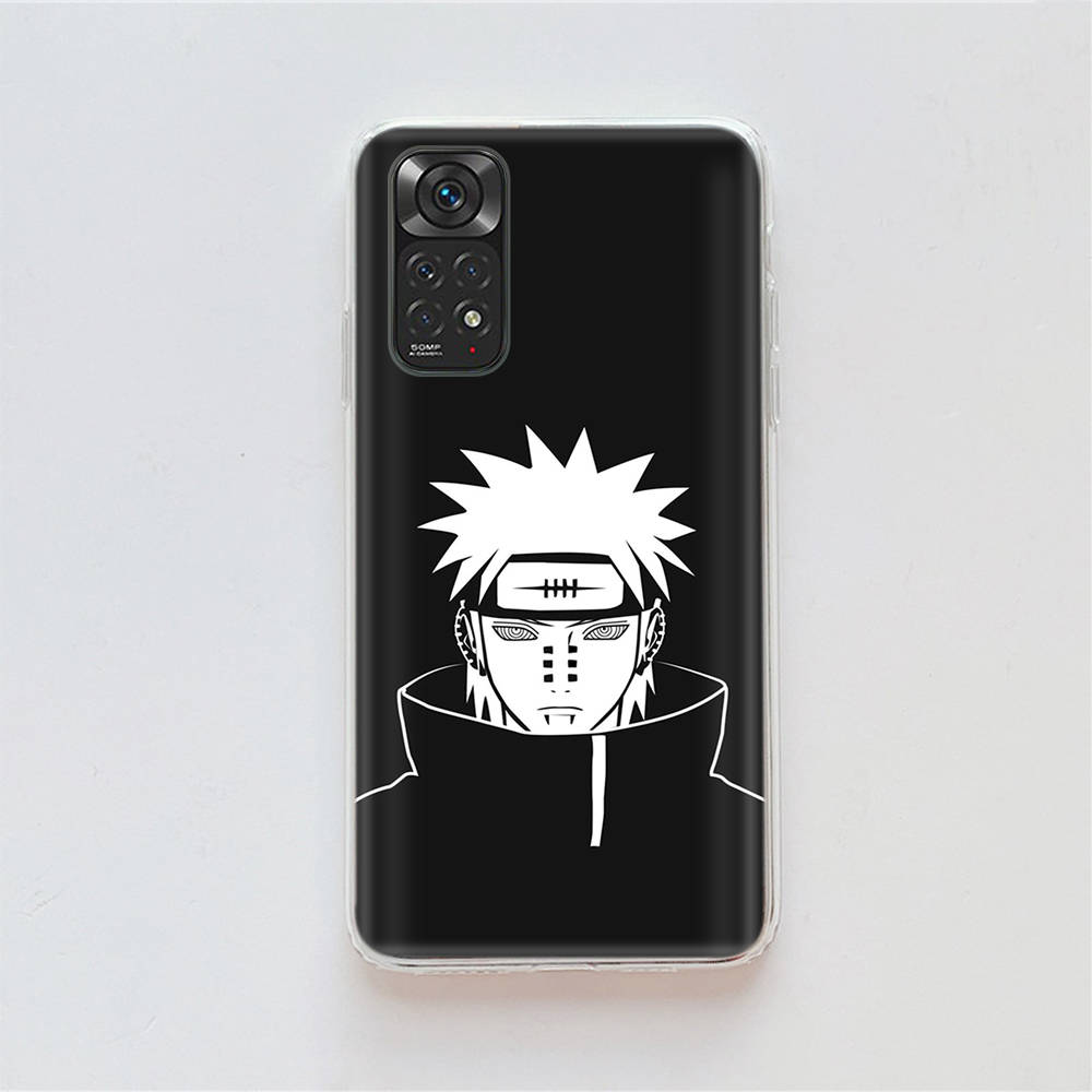 Чехол DT30 Akatsuki Naruto для Samsung A04 A14 A23 A34 A54 M23 M33 M52 M53 Realme 10 9 C30S C35 C55 VIVO Y02S Y21 Y33S Y51 X80 Pro Прозрачный чехол