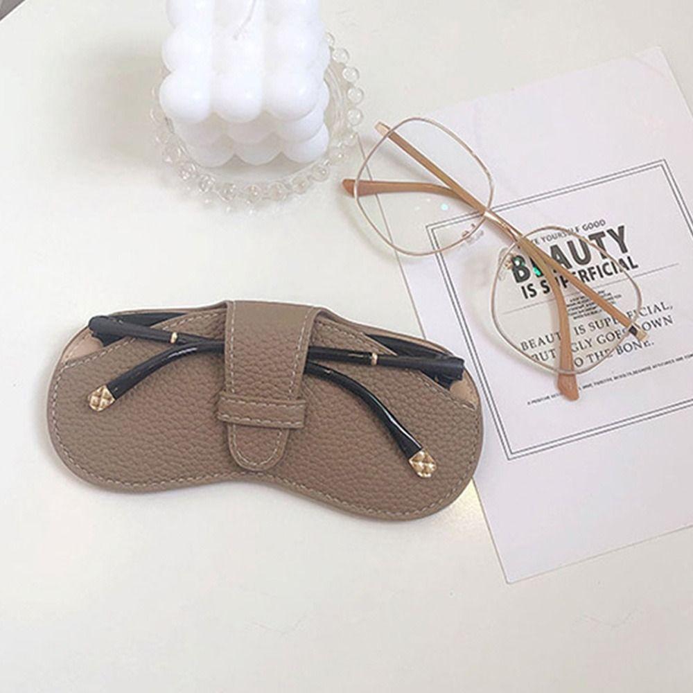 Защитный чехол для очков из искусственной кожи с защитой от давления, чехол для очков, сумка для хранения солнцезащитных очков