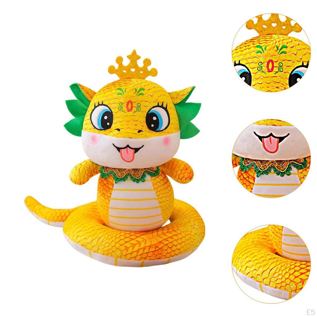 Китайский Год Змеи Плюшевая Игрушка Украшение Новоселье Подарок Новинка Мультфильм