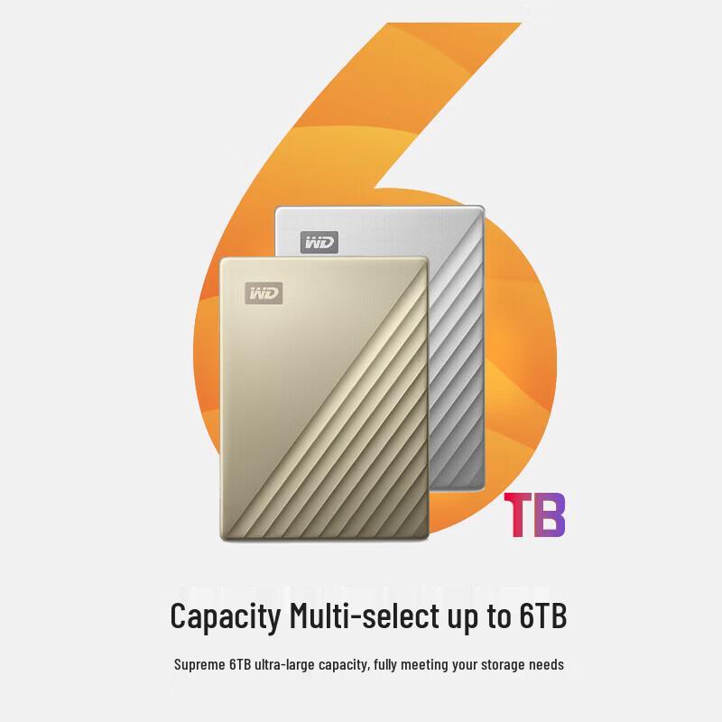 Портативный внешний жесткий диск Western Digital серии Ultra, 2,5 дюйма, Type-C