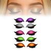 2 Pairs Reusable Lazy Eyeshadow Eyelash Patch Quick Makeup Waterproof Eyeliner Sticker Girl