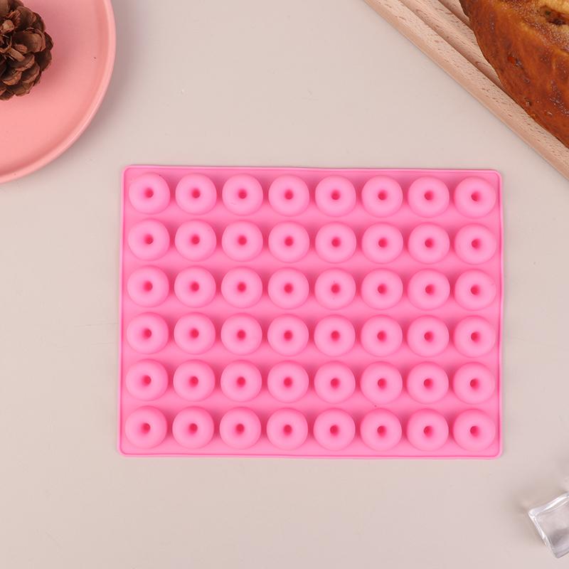 48-гнездная мини-форма для пончиков, силиконовая форма для желе, конфет, шоколада, мини-пончиков, форма для выпечки на кухне, для вечеринок, для закусок