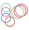 10Pcs Outdoor Funny Physical Training Sport Lattice Jump Rings Portable Football Soccer Speed Agility Training Rings