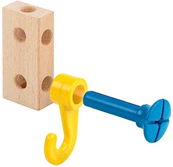 Набор для конструирования BRIO Builder Activity Set [всего 210 деталей] Для детей от 3 лет (Игрушка-инструмент плотника, развивающая игрушка) 34588