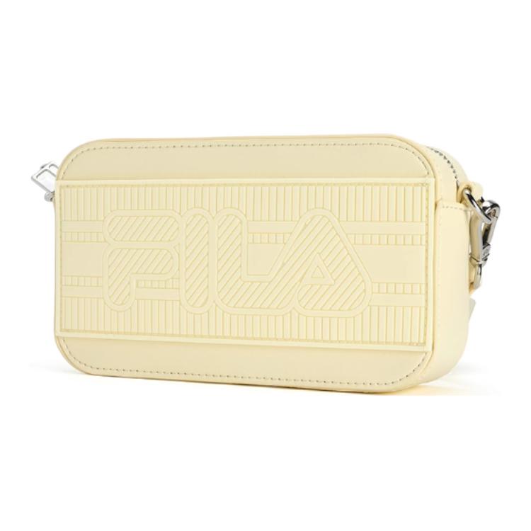 Новая силиконовая сумка через плечо FILA, кроссбоди, очень маленькая, женская, абрикосовая, светло-желтая F13W438166FYE