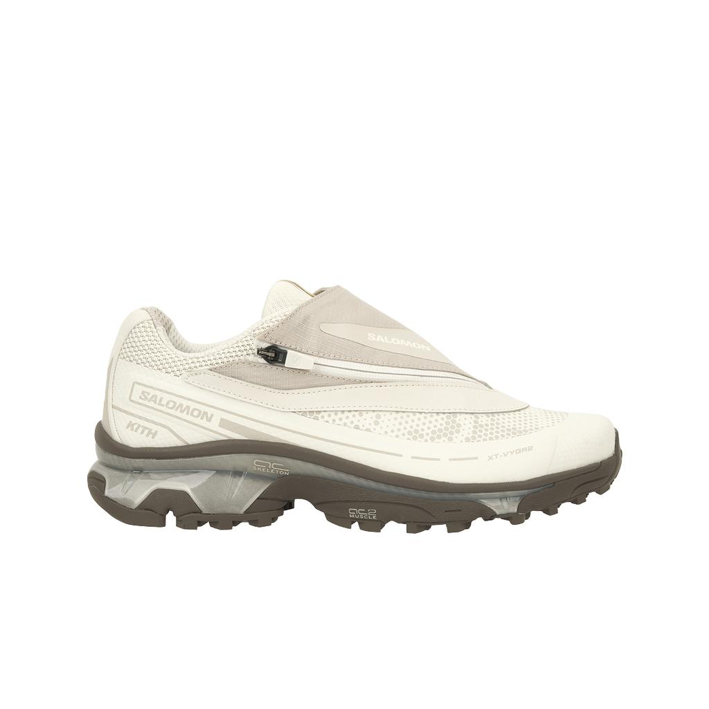 Kith x Salomon XT-Voyager 2 Vanilla Ice Rainy Day Falcon Унисекс Кроссовки Кремовый L45451100