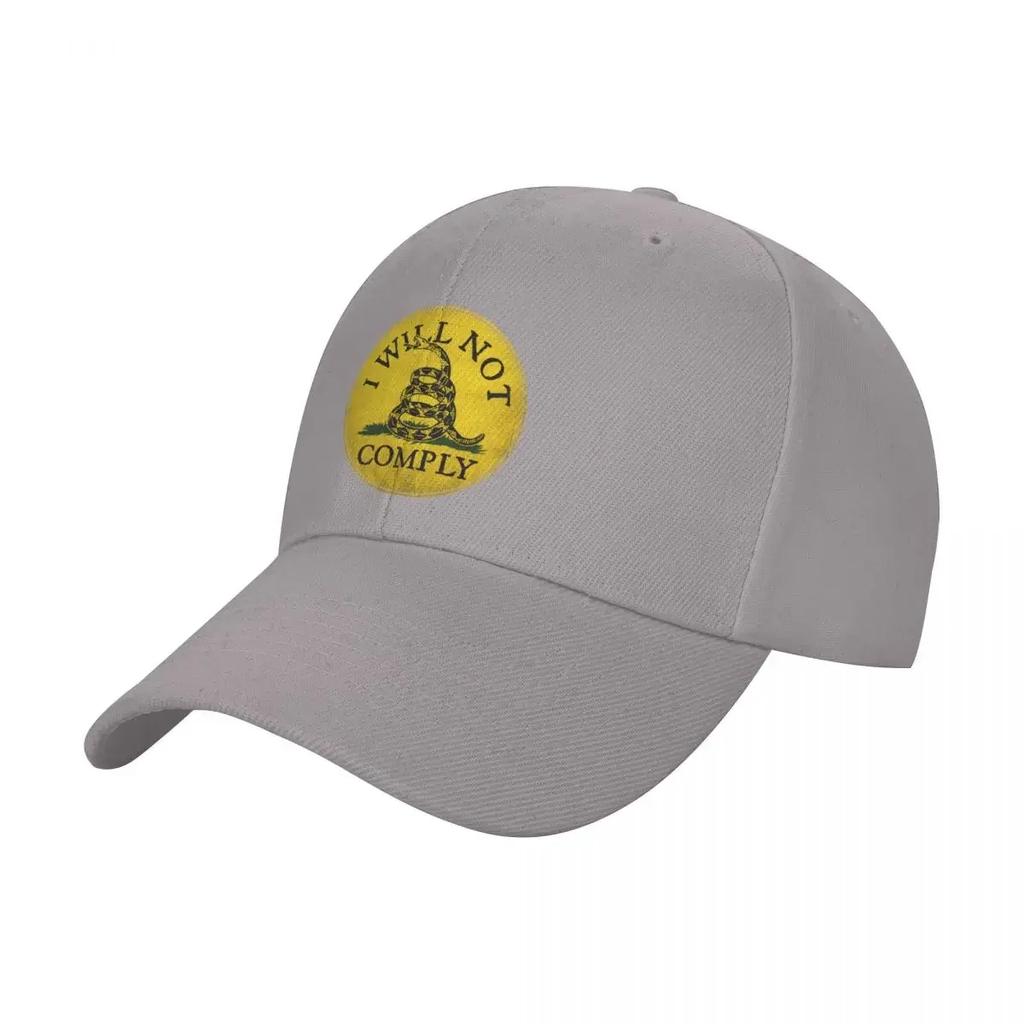New I Will Not Comply With Dont Tread on Me Rattlesnake Baseball Cap Trucker Hat sun hat Hat Unisex For The Sun For Unisex Womens