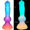 Small-sized fantasy dildo — realistic liquid silicone animal-style dildo — BDSM masturbation toy