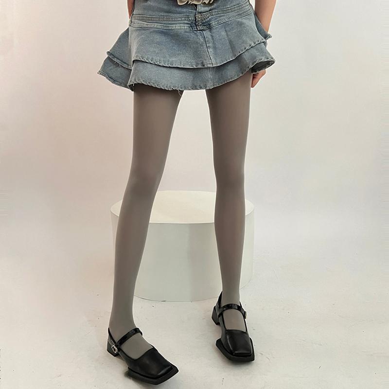 Женские сексуальные длинные чулки, носки, большие эластичные бархатные бесшовные колготки, колготки, осенние теплые