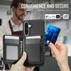 For Samsung Galaxy A26 5G Case JEEHOOD J09 RFID Blocking Card Holder Leather Back Phone Cover Magnetic Case
