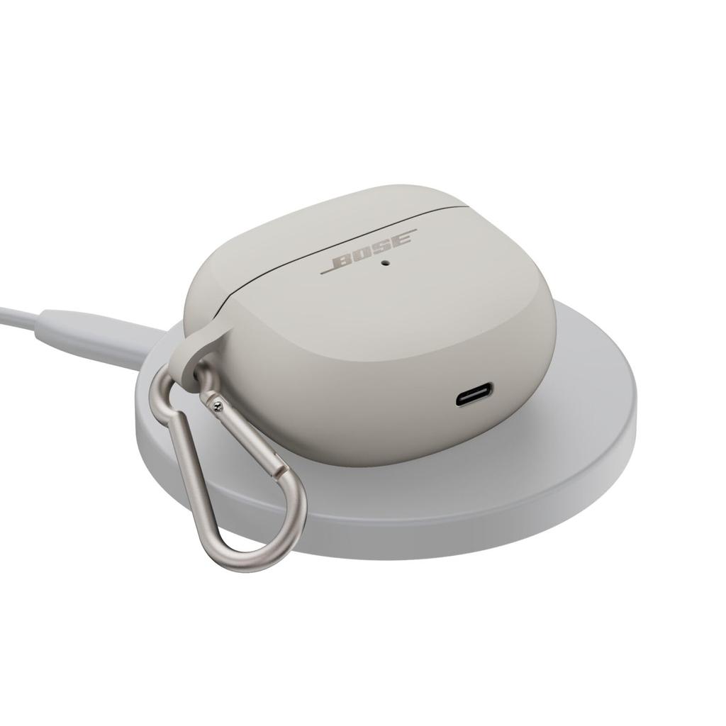 Чехол для беспроводной зарядки наушников Bose Ultra Open, цвет «Белый дым»