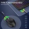 JOMAA RGB-подсветка, Беспроводной бесшумный комплект клавиатуры и мыши, Перезаряжаемый, для офисного использования.
