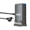 Горячая новинка 1000 Вт 10-портовое настольное GaN-зарядное устройство PD3.1 Быстрая зарядная станция Адаптеры Многоустройственный USB-C хаб для ноутбука, телефона, домашнего офиса