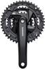 SHIMANO Передняя звездочка 170 мм 9S BB Square Axis UN EFCM371C422XL ACERA (MTB) FC-M371 44×32×22T Черный/Совместимый 122,5 мм (LL123)