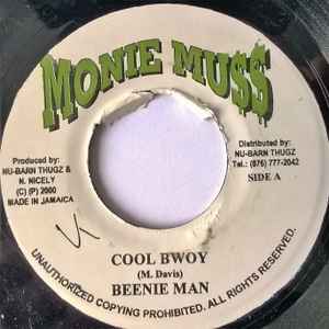 7-дюймовая пластинка BEENIE MAN - Cool Bwoy none Monie Mu$$ 2000 Ямайка Регги, Ска и Даб Б/у