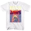 Jaws Wrecktangle White Unisex T-shirt
