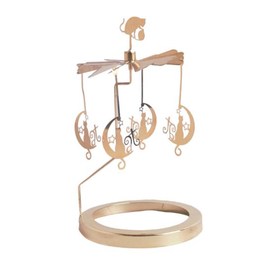 Топпер-карусель для свечи, вращающийся топпер для чайной свечи, вращающаяся карусель, украшение для чайной свечи для центрального элемента, каминной полки, стола