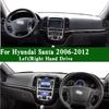 Для Hyundai Santa Fe II CM 2006-2012 Коврик на панель приборов Покрытие приборной панели Накладка от солнца на панель приборов Коврик на панель Защита от грязи Декоративные элементы