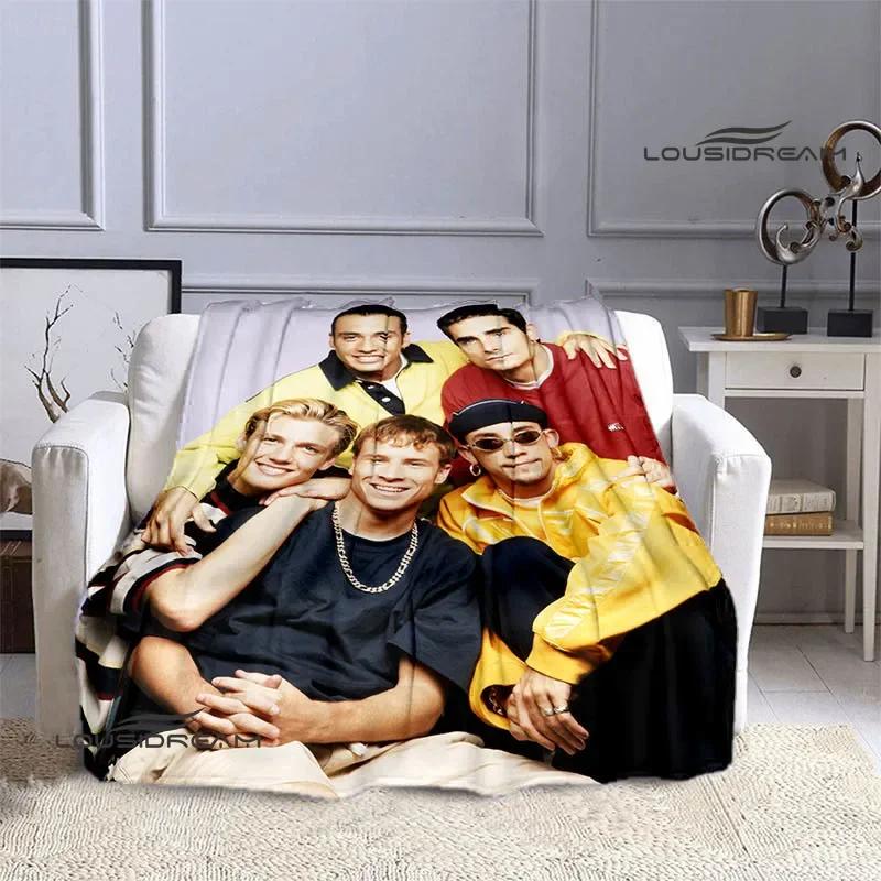 Покрывала с принтом группы BSB Backstreet Boys Фланелевое теплое одеяло Мягкое уютное одеяло Дорожные одеяла Постельные принадлежности Подарок на день рождения