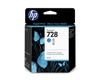 HP 728 Cyan Ink F9J63A Cartridge, 40ml,