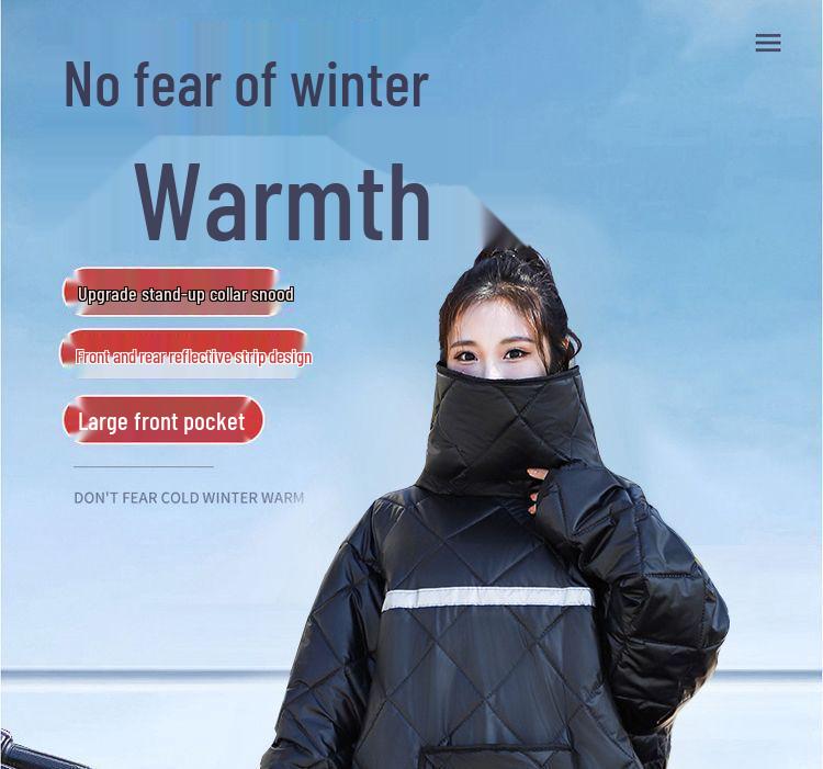 Зимняя флисовая ветровка для велоспорта и мотоциклизма с разделением человек-транспортное средство