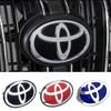 3D эмблема логотипа автомобиля для Toyota Corolla Camry RAV4 Hilux CHR Highlander Yaris Vios Alphard Prado Reiz Wish, Решетка радиатора и капот