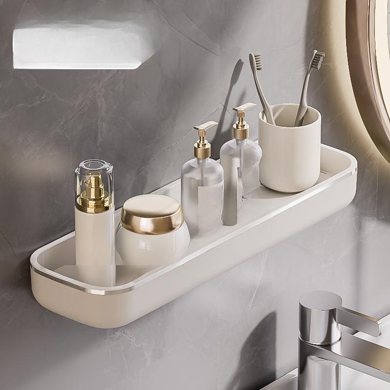 Полка для хранения в ванной комнате, вешалка для полотенец без перфорации, настенная полка для хранения в ванной комнате, полка для хранения в ванной комнате