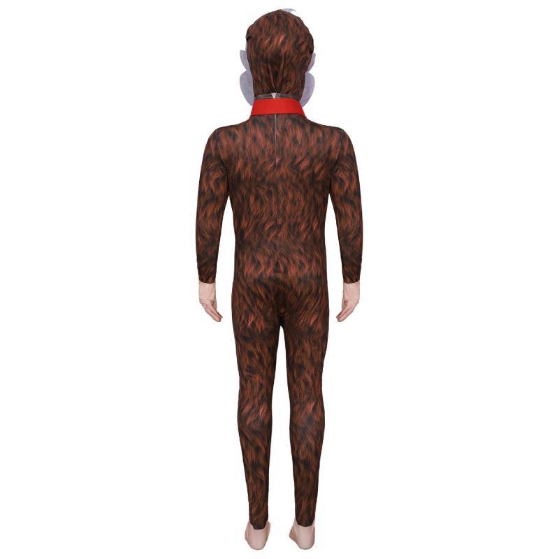 Super Mario Bros Donkey Kong Cosplay Outfit With Gorilla Head Mask For Kids And Adults Halloween Event