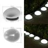 Solar Powered Solar Stone Light LED Solar Powered Rock Light Frosted Glass Ground Lamp  Pathway
